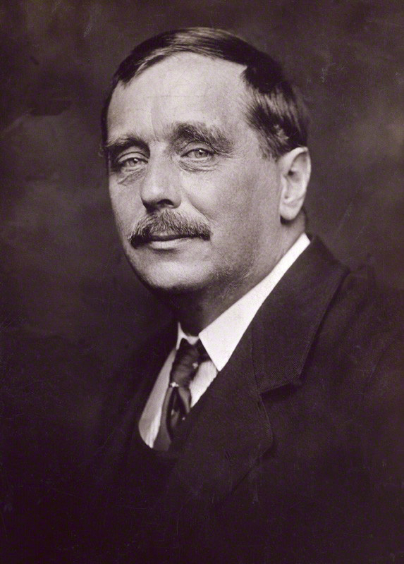 Porträtfoto von H. G. Wells, aufgenommen 1920 von George Charles Beresford